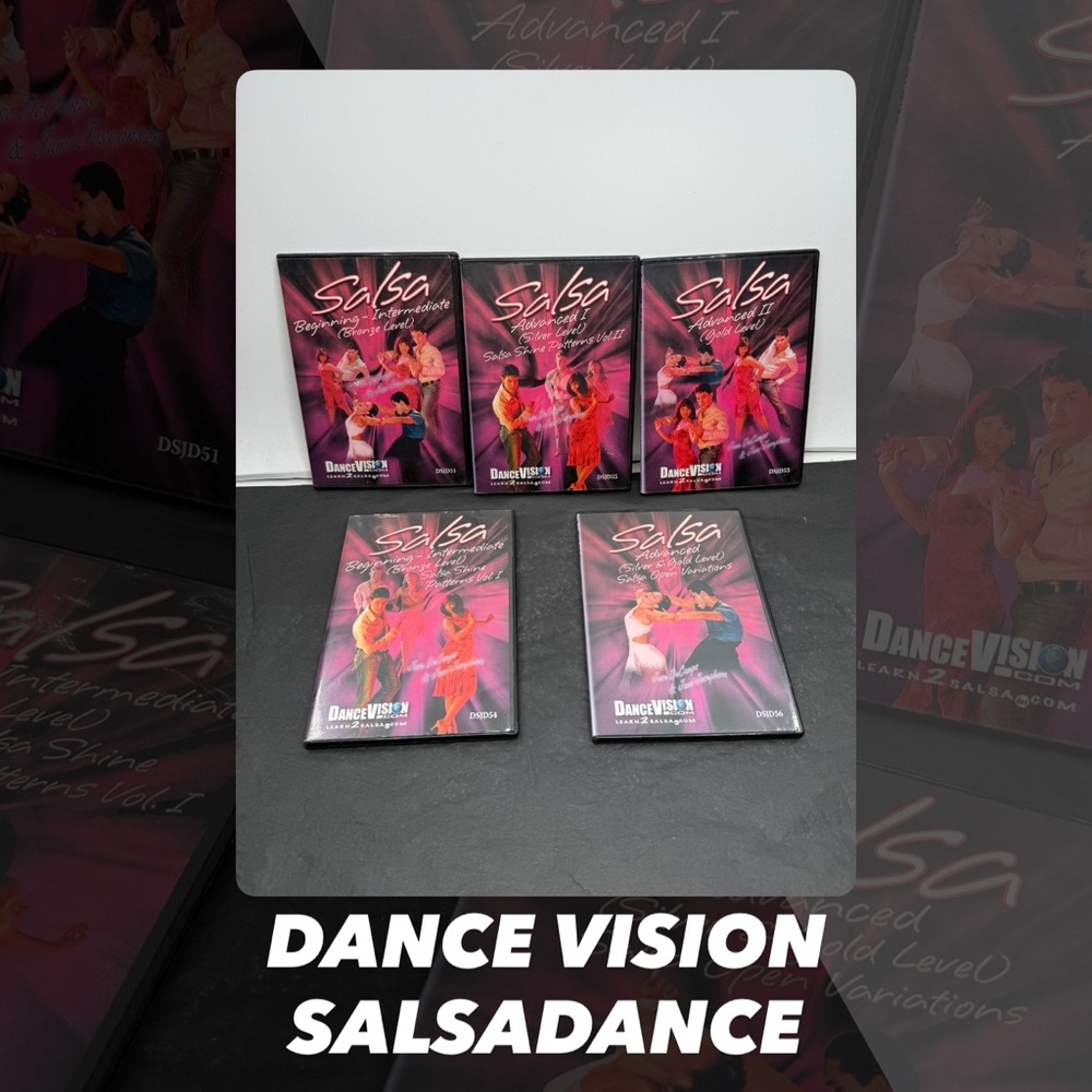 EUC Dance Vision Salsa Dance Instructional DVD Set